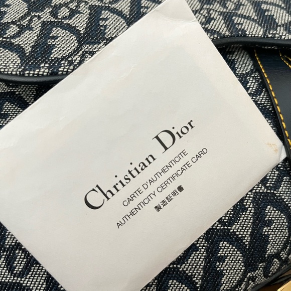 AUTHENTIC CHRISTIAN DIOR SADDLE BAG - Picture 8 of 14